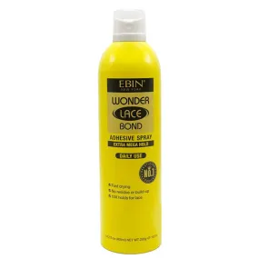 Wig Adhesive Spray for Extra Mega Hold by Ebin Wonder Lace Bond, 180ml