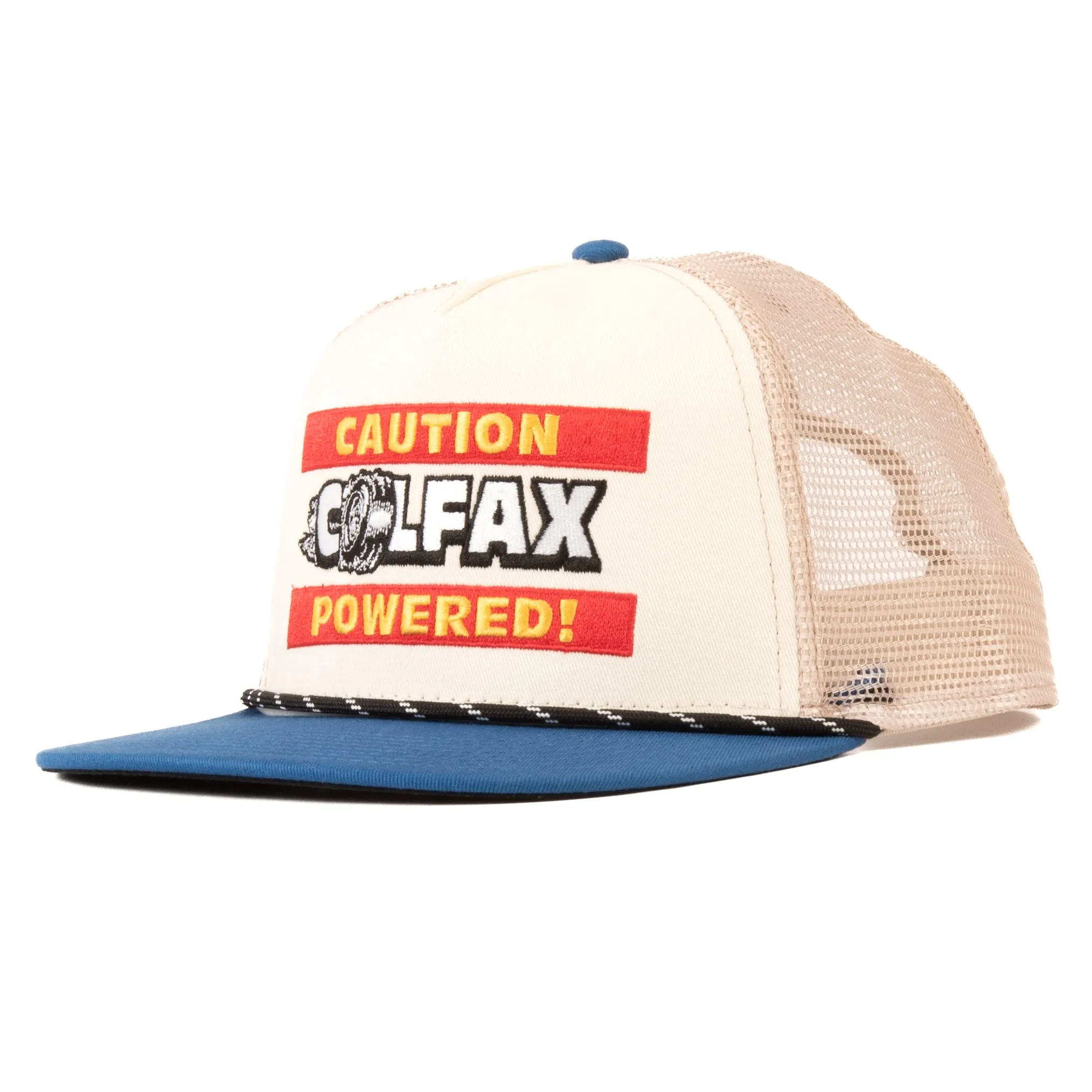 303 Boards Colfax Trucker Hats in White and Blue