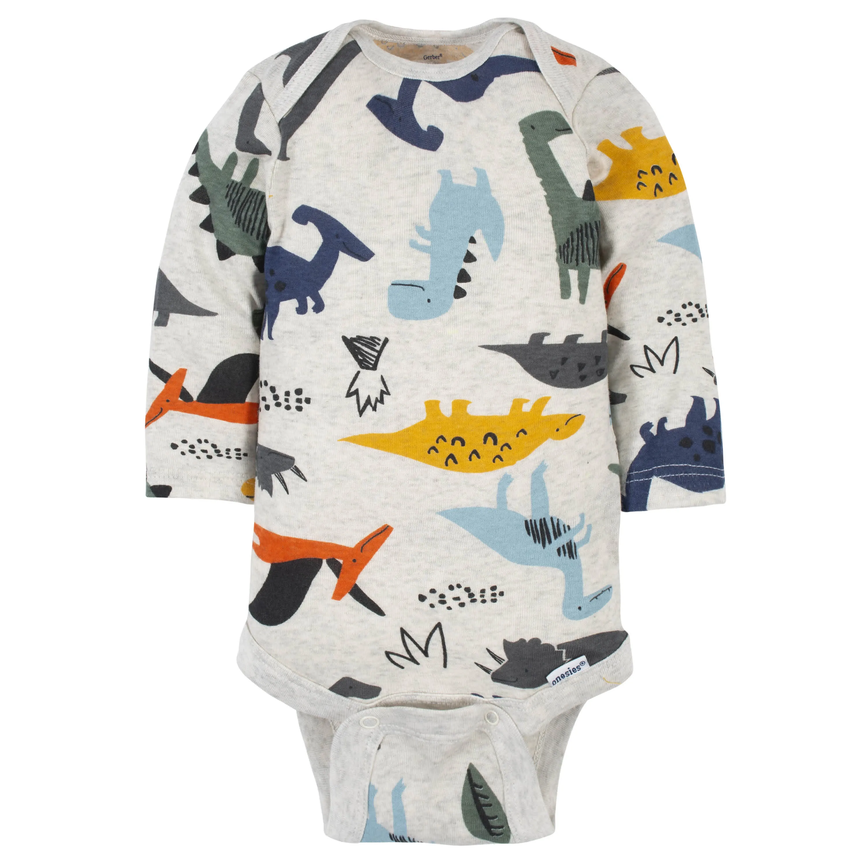 Dino Long Sleeve Onesies Bodysuits 5-Pack Baby Boys Store