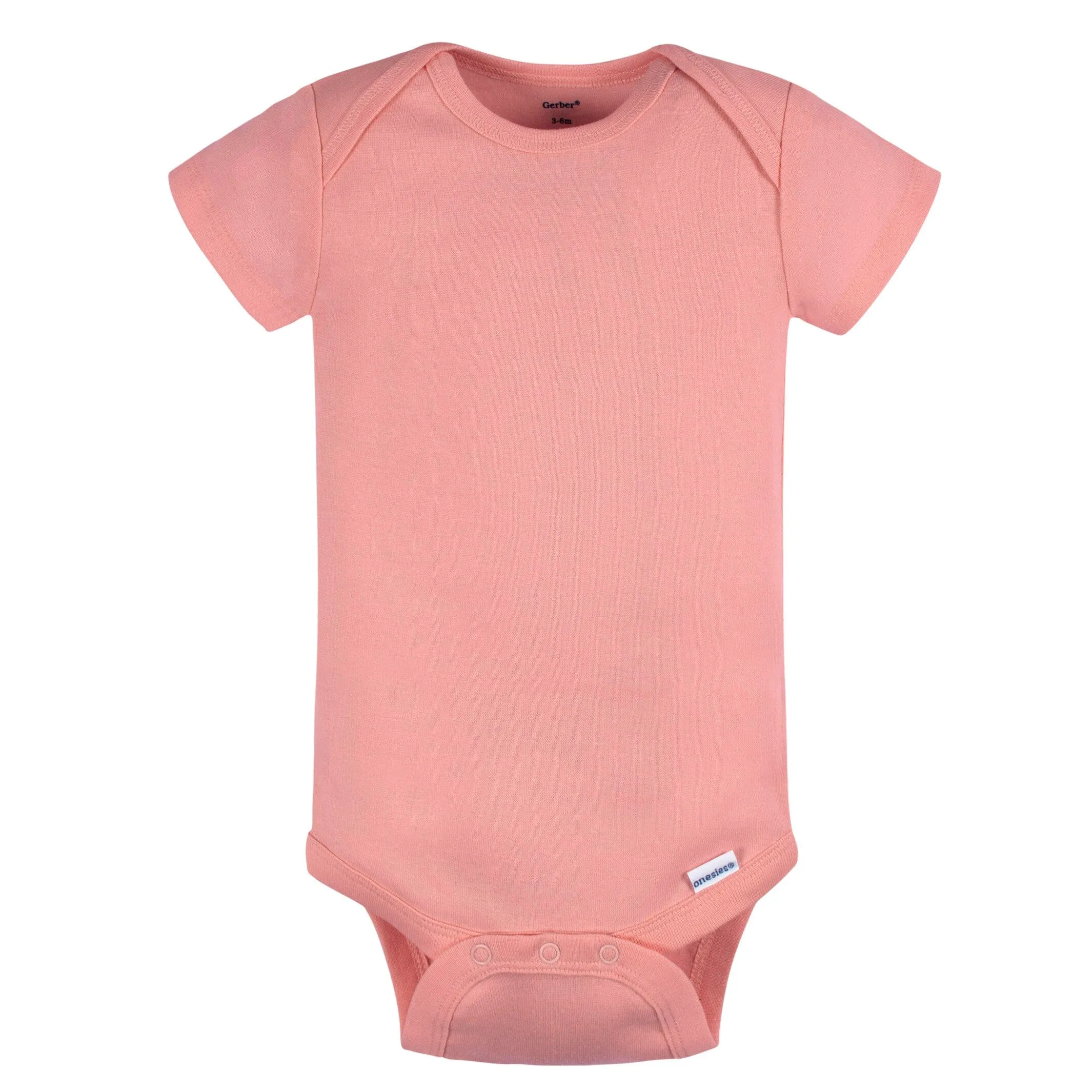 5-Pack Mauve Pink Short Sleeve Baby Girls Bodysuits