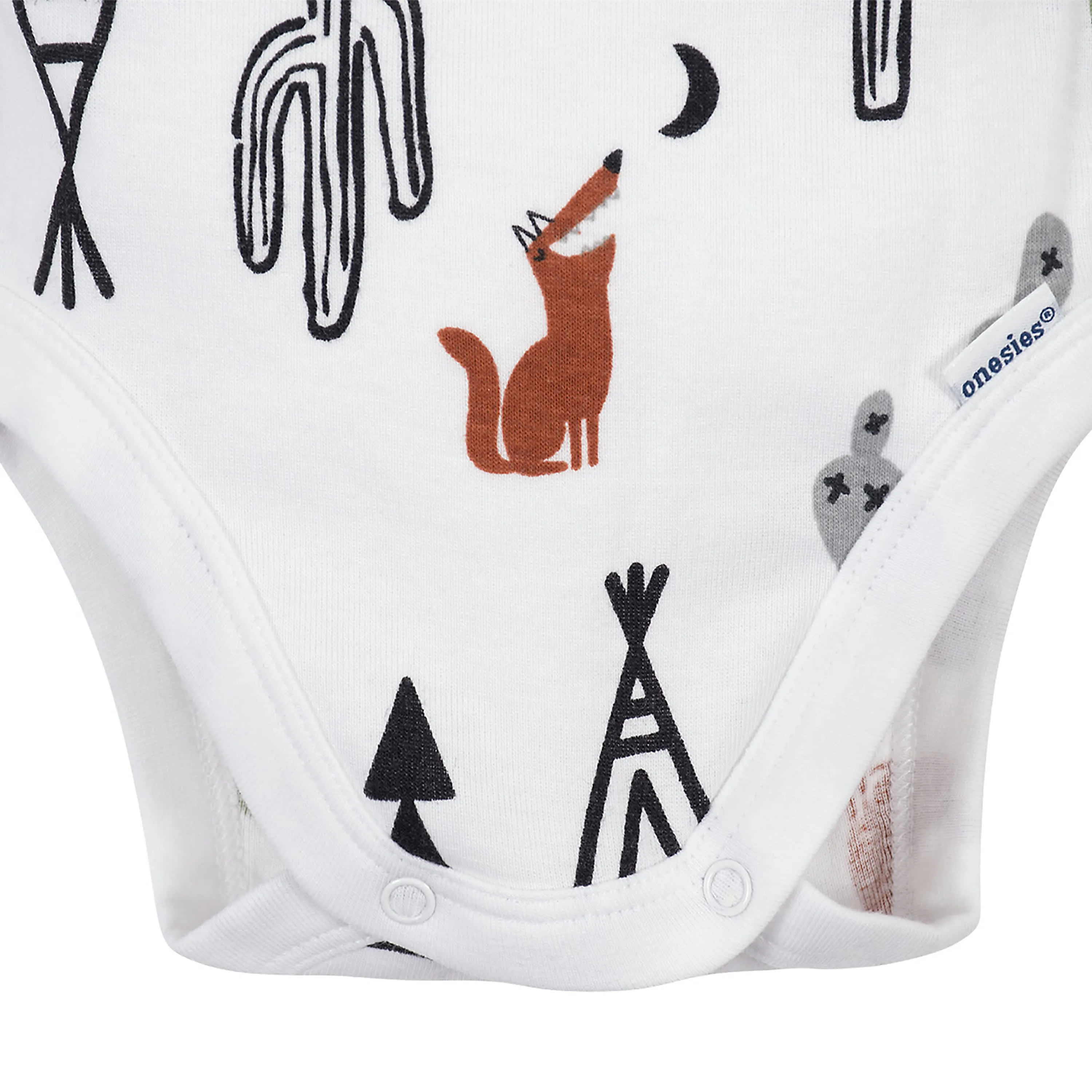 6-Piece Baby Boys Desert and Arrows Organic Onesies Bodysuits, Pants, and Bandana Bibs