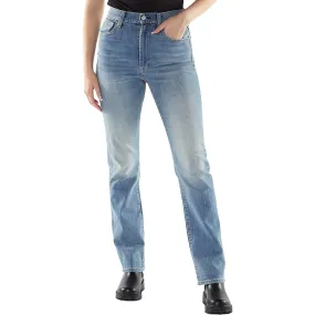 High-Rise Faded Slim Jeans by 7 For All Mankind