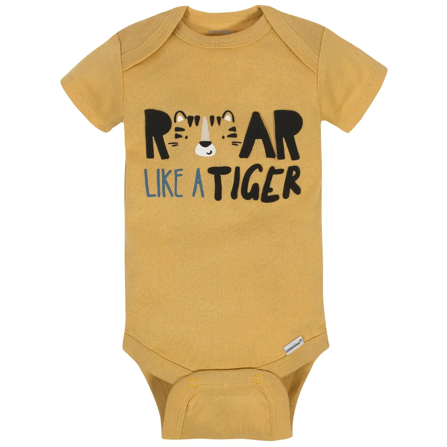 8-Pack Tiger Onesies Baby Boys Bodysuits