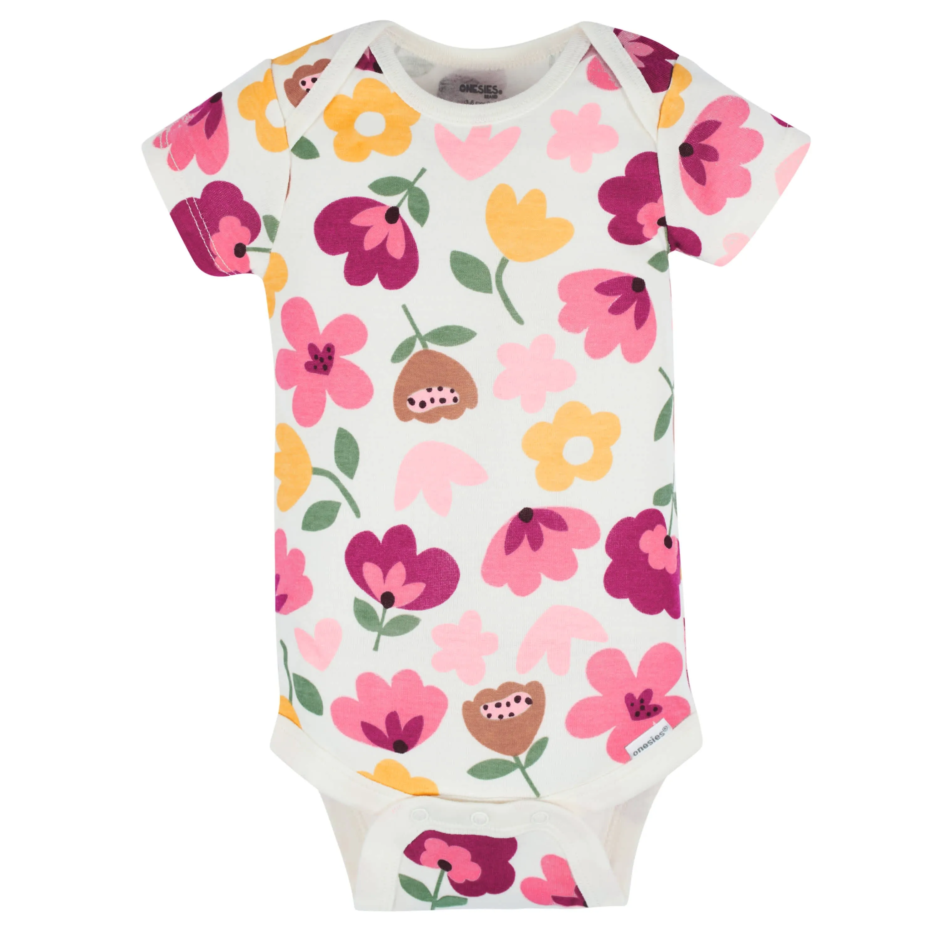 Floral Fox Short Sleeve Onesies Bodysuits 8-Pack Baby Girls Shop