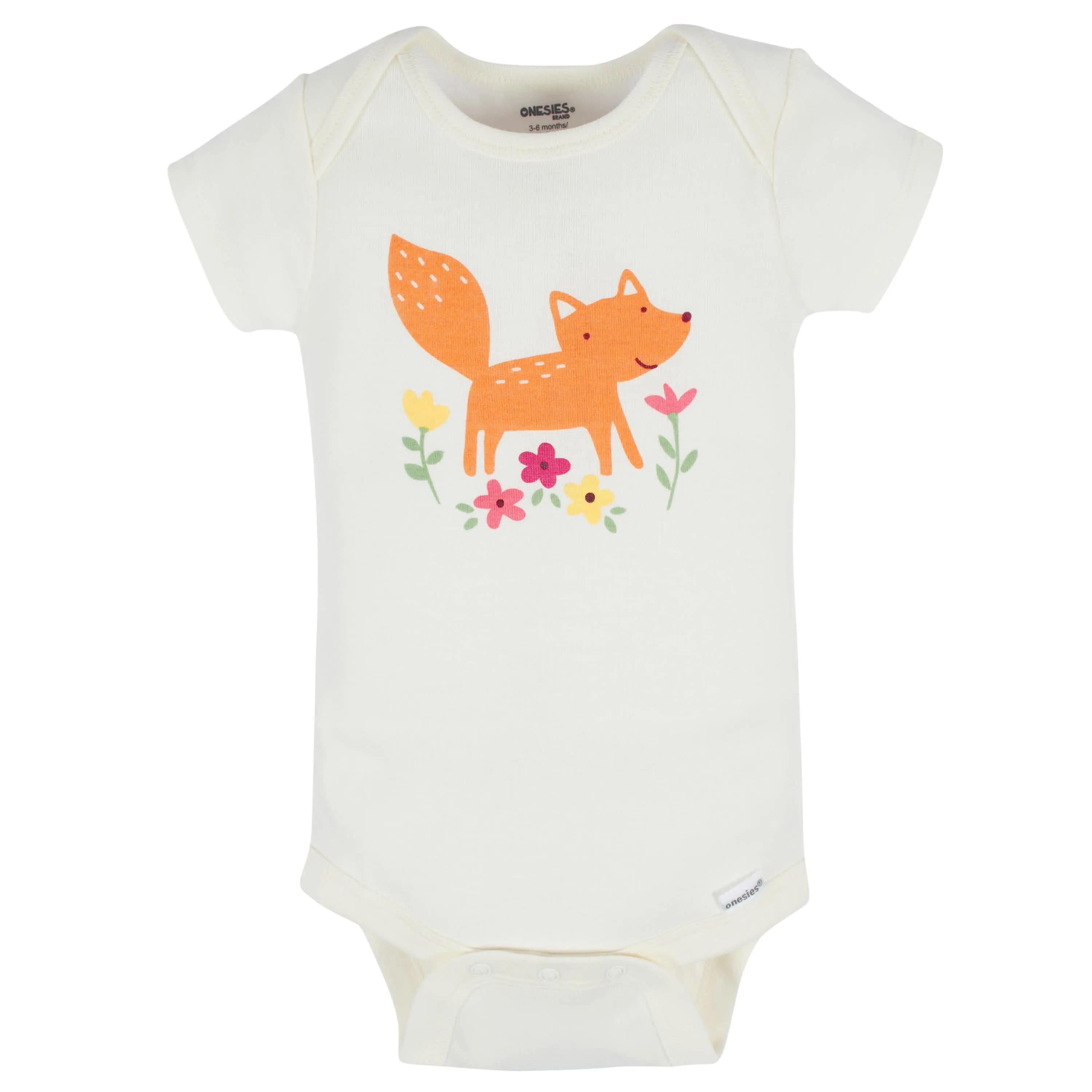 Floral Fox Short Sleeve Onesies Bodysuits 8-Pack Baby Girls Shop