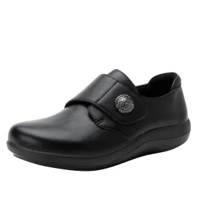 Black Alegria Women's Spright Smooth Slip On Shoes