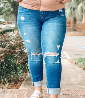 Curvy Dark Denim