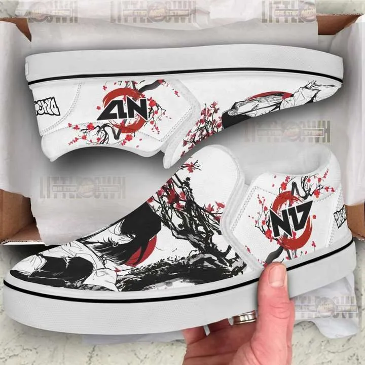 Dragon Ball Z Android 17 Slip On Anime Sneakers Saiyan Under The Sun