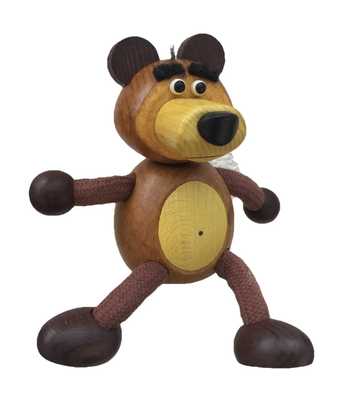 Yellow Nose Bear Wooden Jumpie