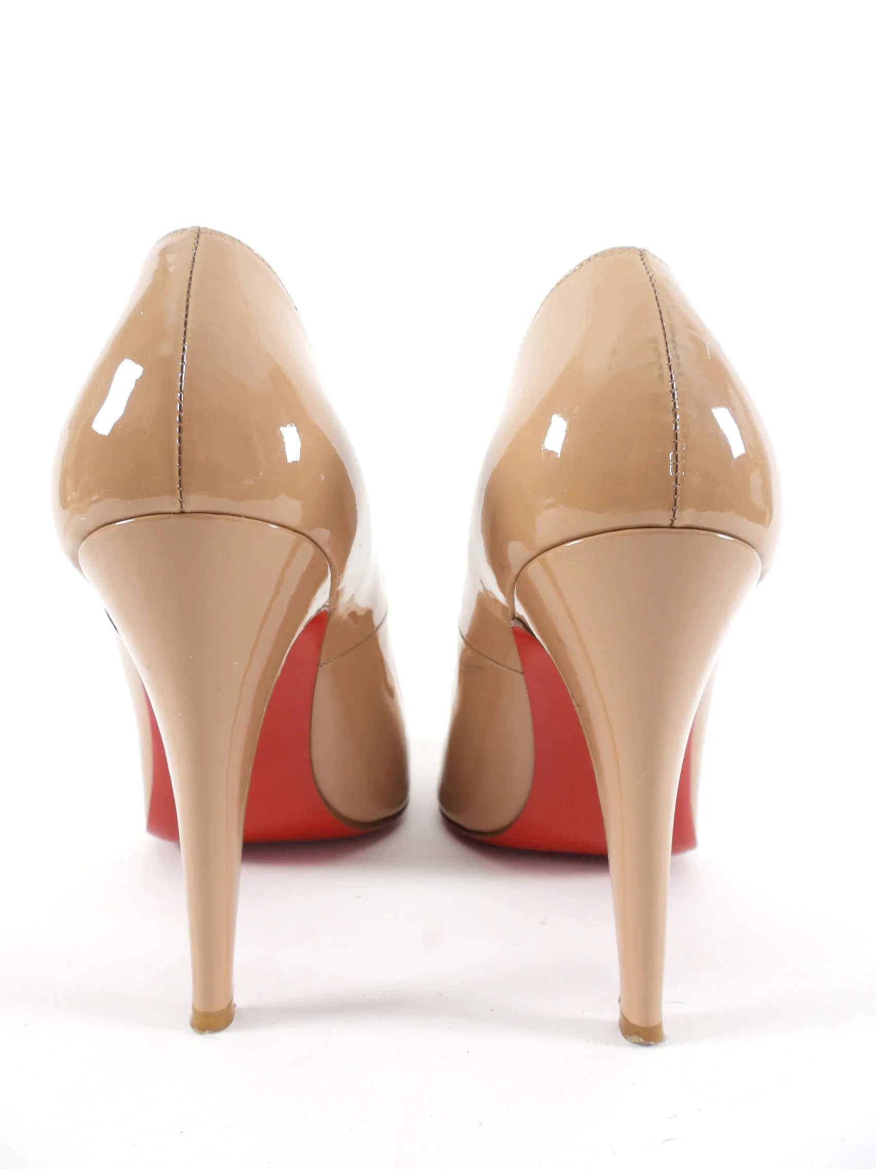 39 / 38 Beige Louboutin Classic Pump