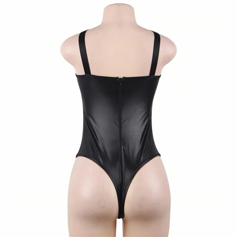 Tatiana Black Bodysuit