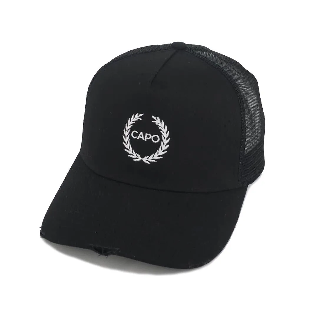 Black Trucker Hat