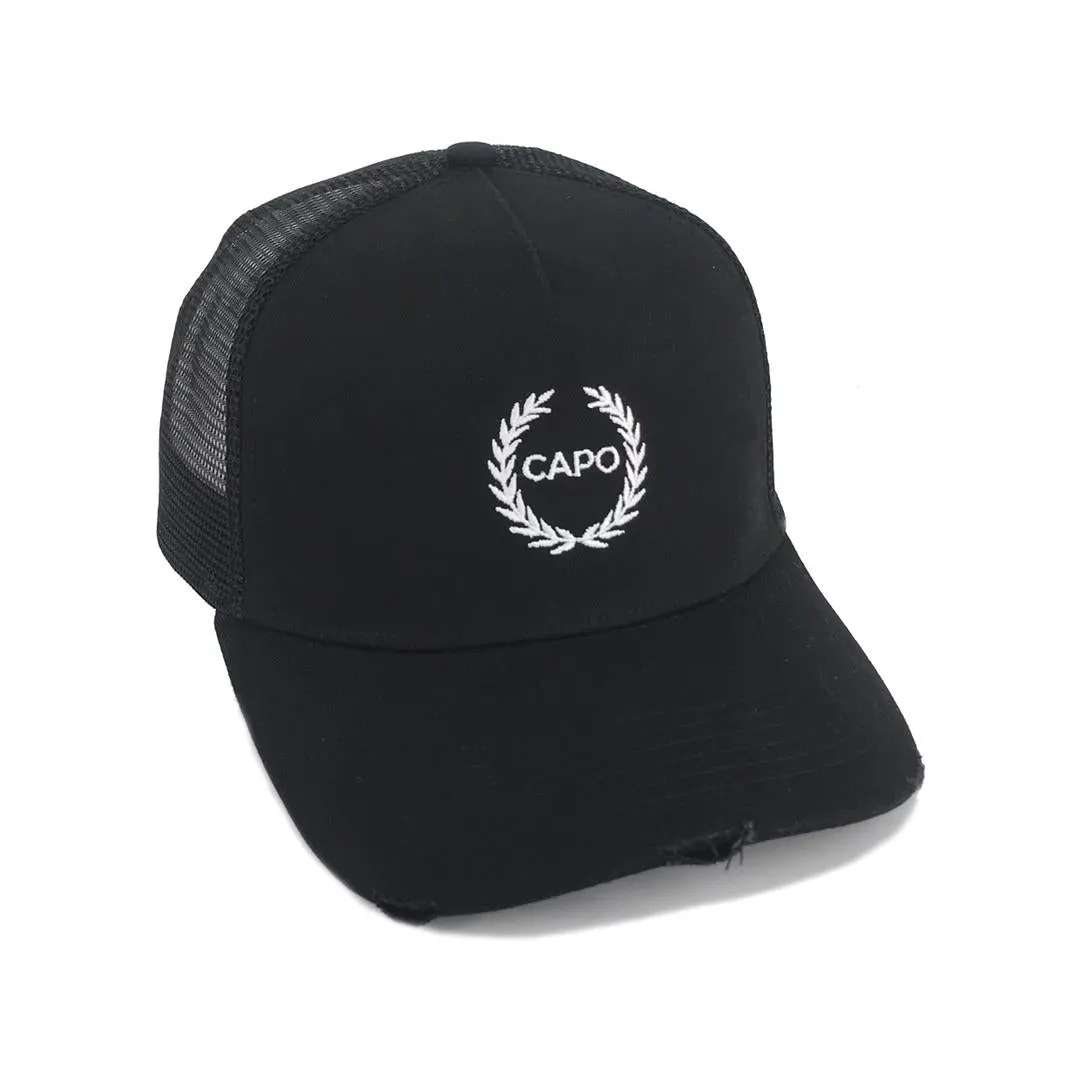 Black Trucker Hat