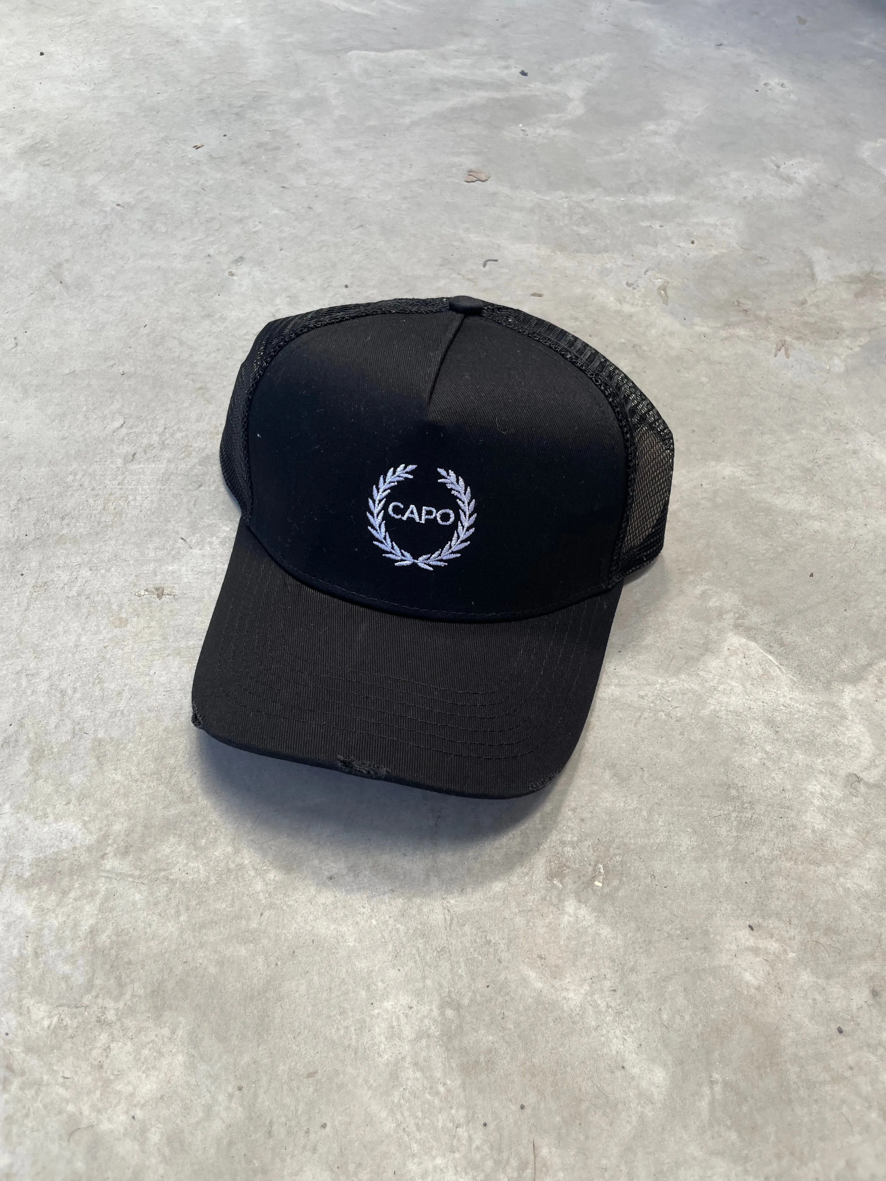 Black Trucker Hat