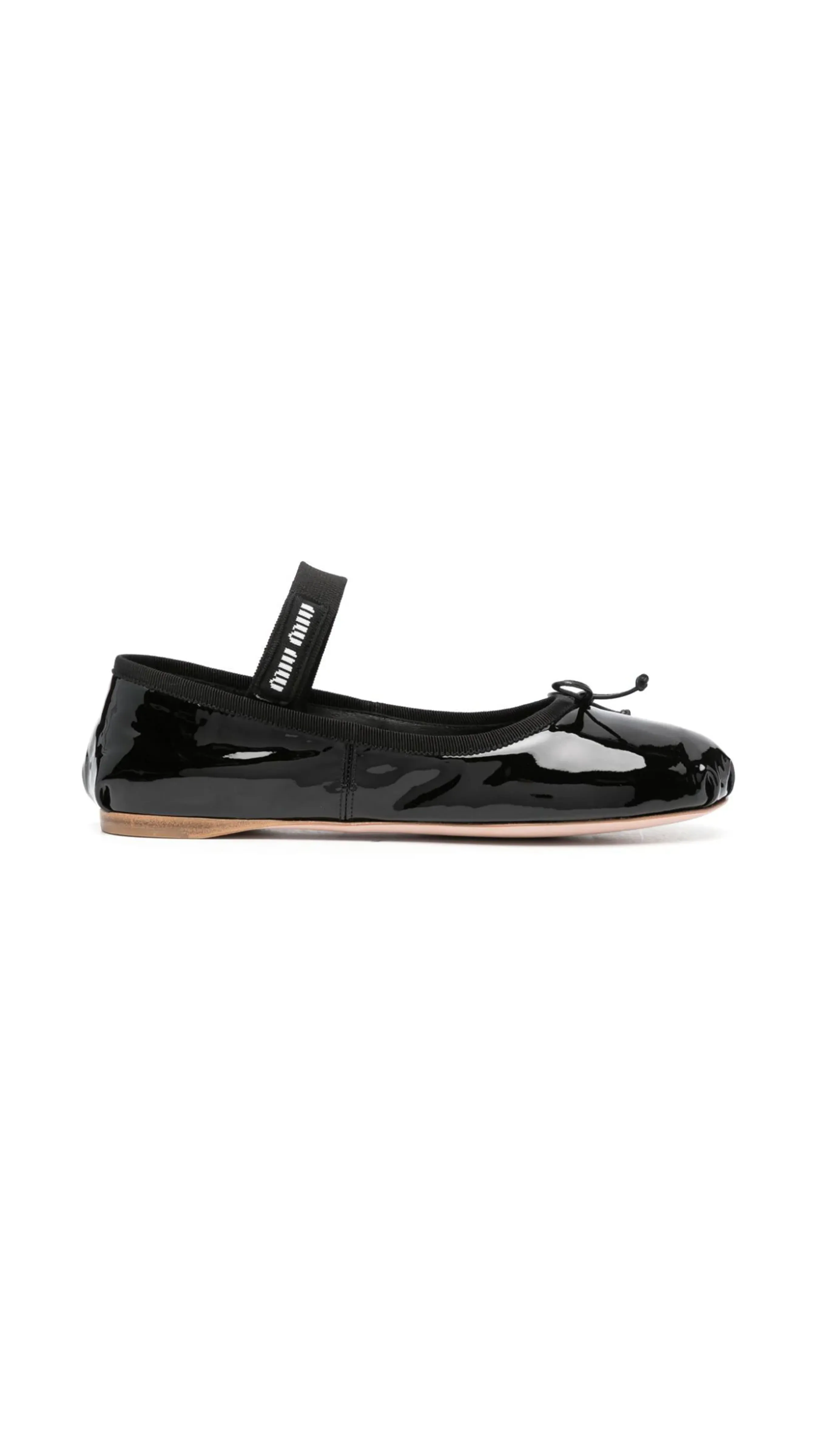 Patent Leather Ballerinas Black