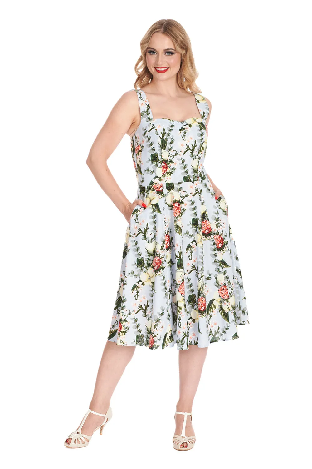 Halter Dress Bloom Swing