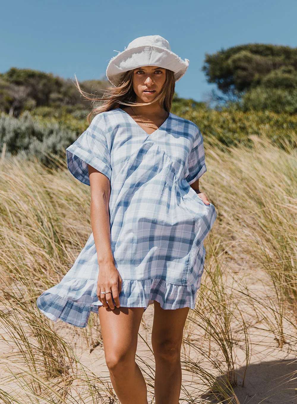 Blue Daisy Dress