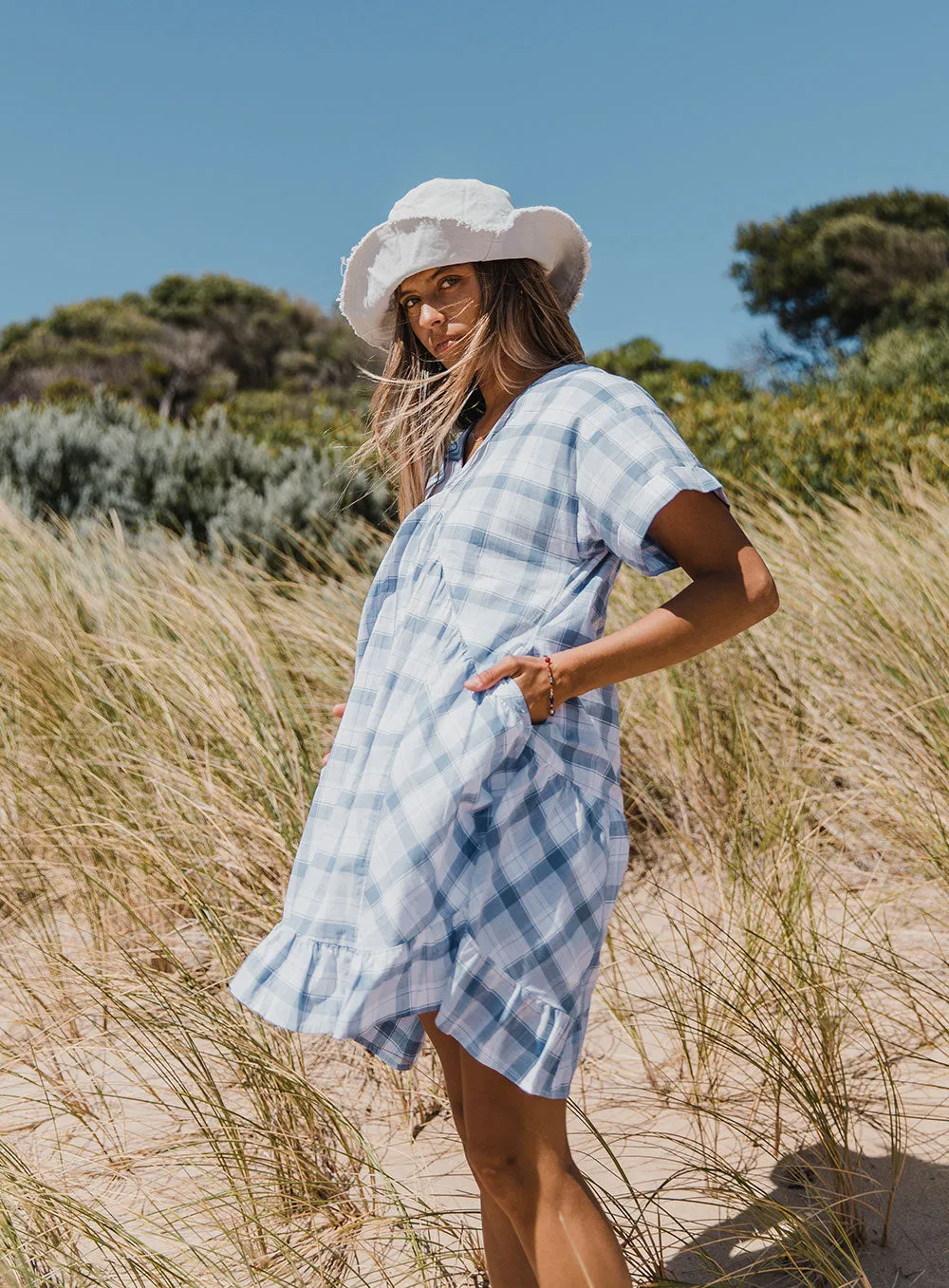 Blue Daisy Dress