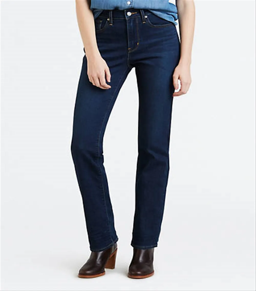 Levi's Women's High Rise Straight Jeans - Blue