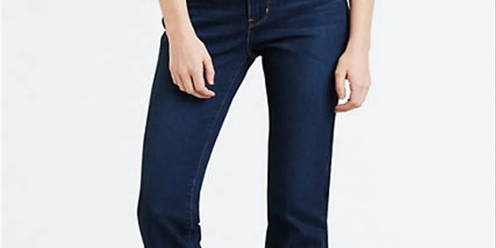 Levi's Women's High Rise Straight Jeans - Blue