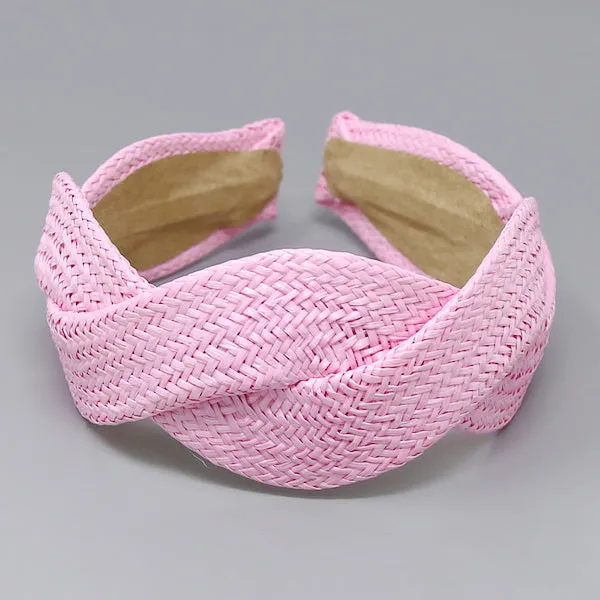 Braided Raffia Headband