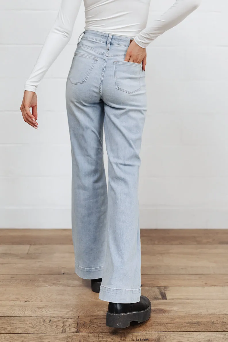 Hi-Rise Braided Waistband Jeans