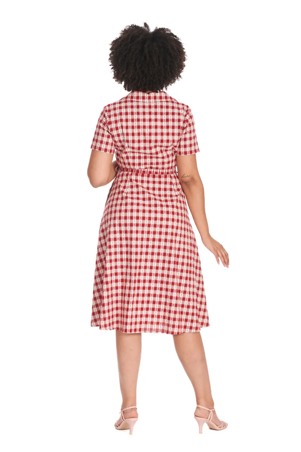 Cherry Checked Dress