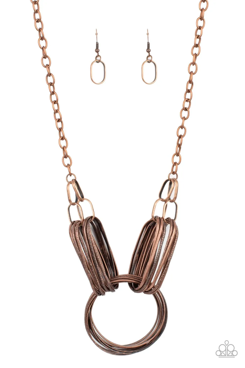 Lip Sync Links - Copper Necklaces