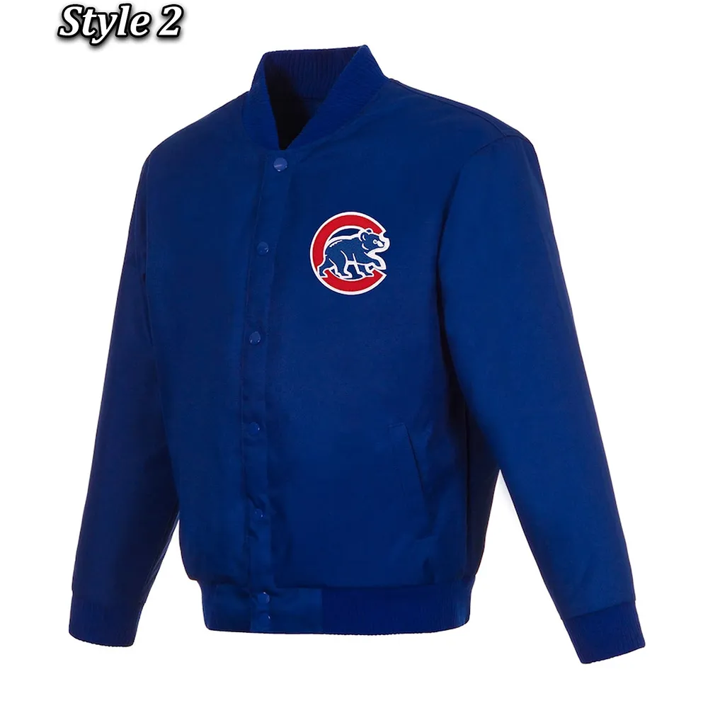 Chicago Cubs Royal Blue Varsity Wool Jacket