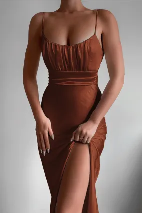 Chocolate Jacinda Dress