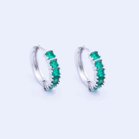 Classic Emerald Hoops Knight & Day