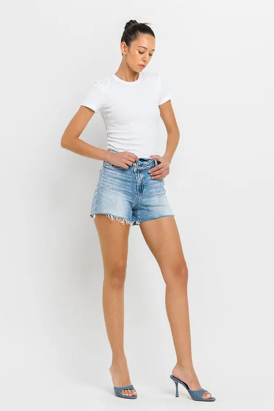 Criss Cross High Rise Shorts