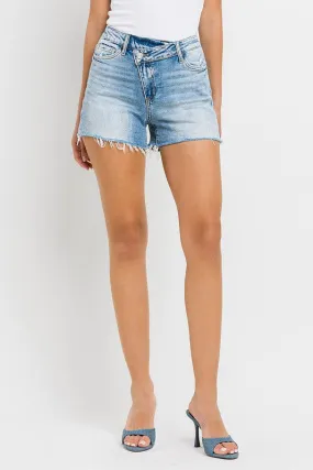 Criss Cross High Rise Shorts