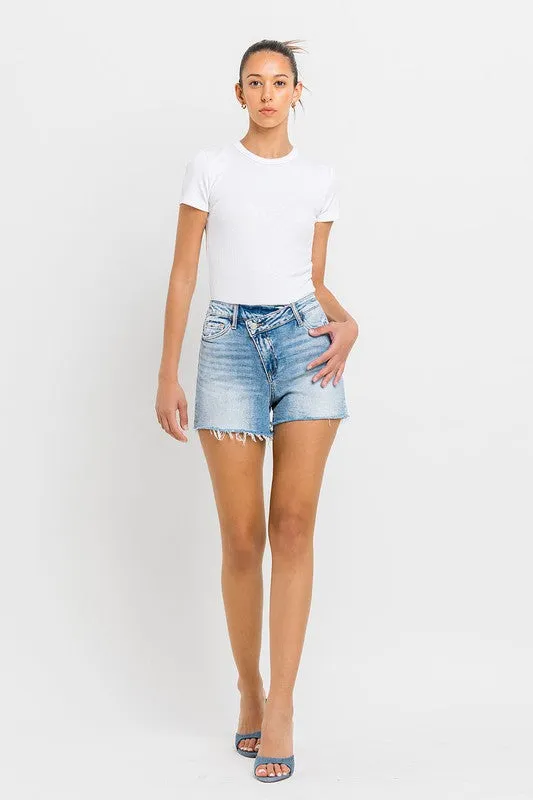 Criss Cross High Rise Shorts