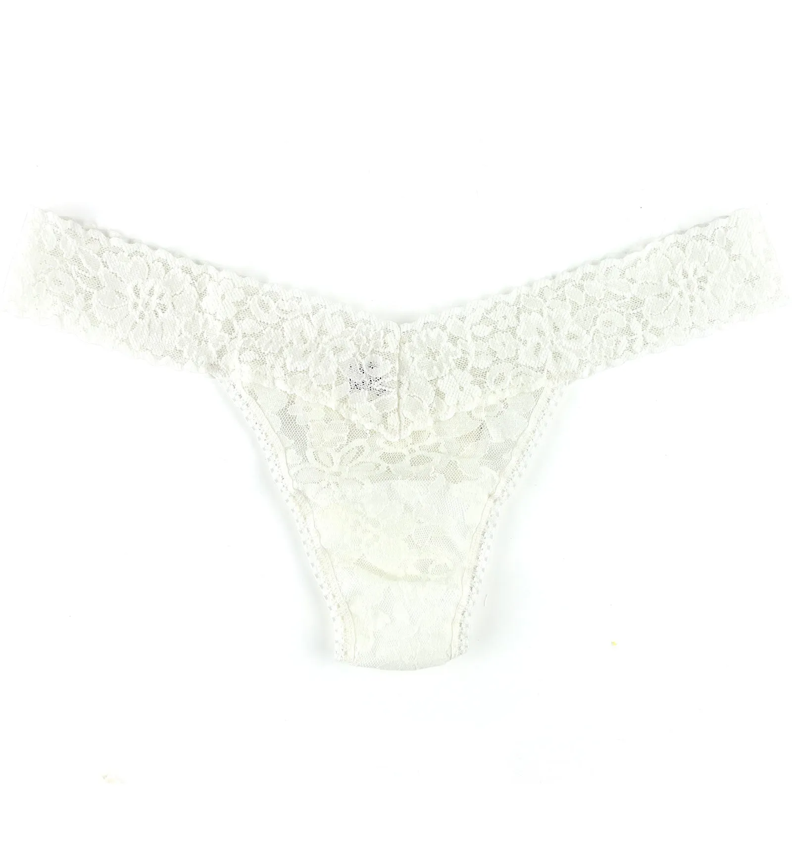 Daily Lace Low Rise Thong in Marshmallow