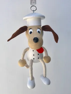 Chef Dog Wooden Bouncer