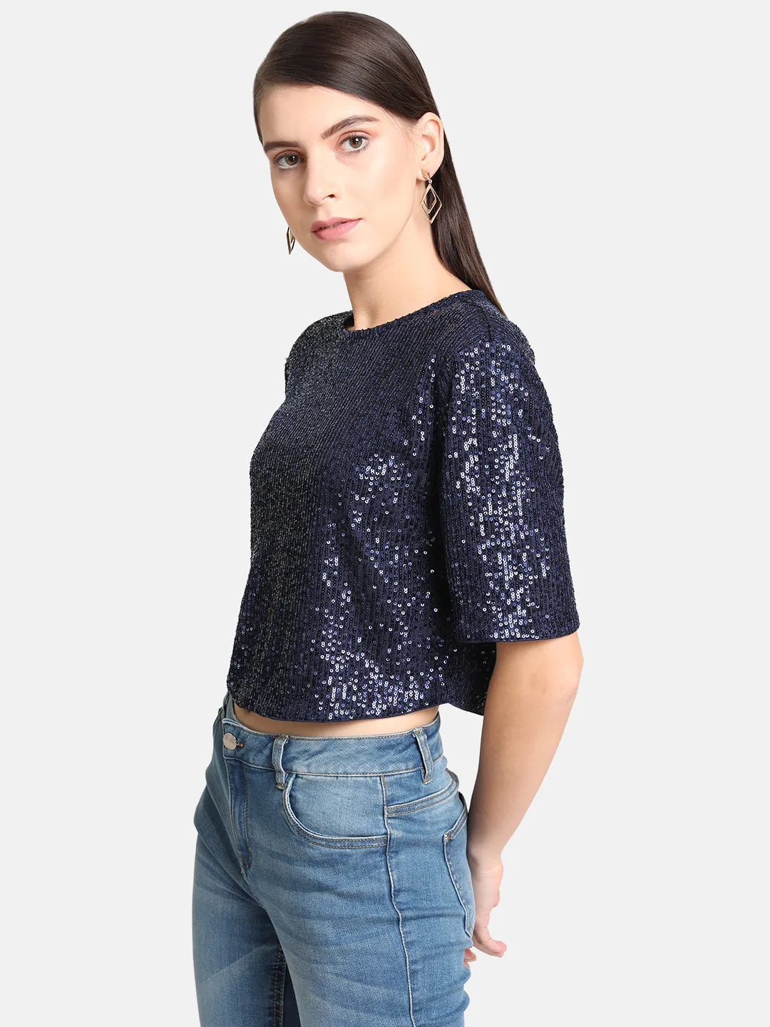 Embellished Crop Top