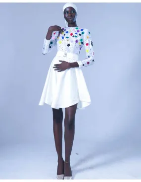 Embellished Flora Dress by The Ighan