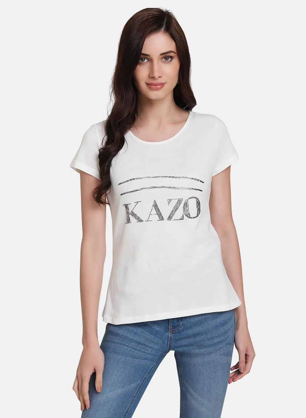 Kazo Tee with Embellishments