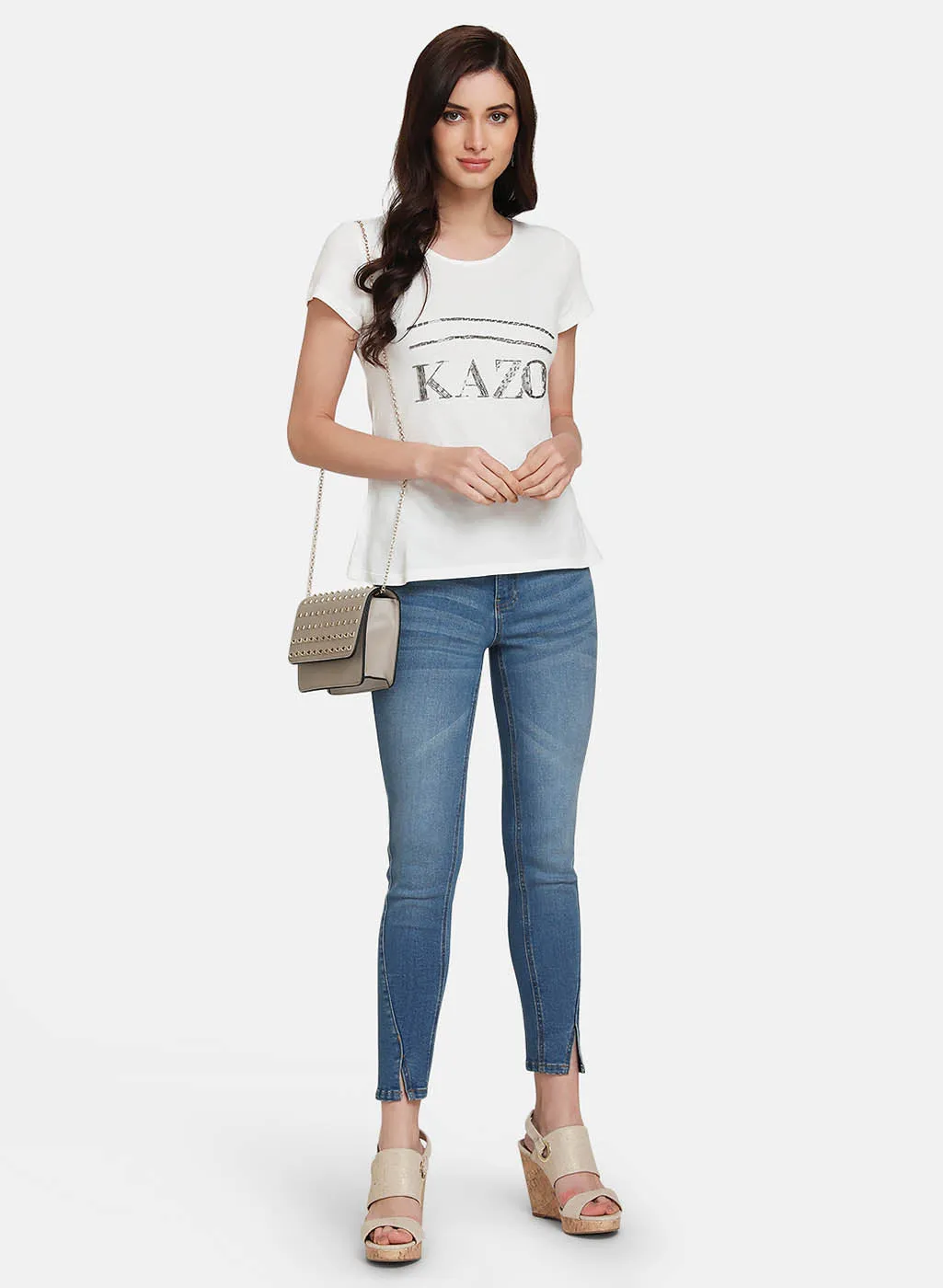 Kazo Tee with Embellishments