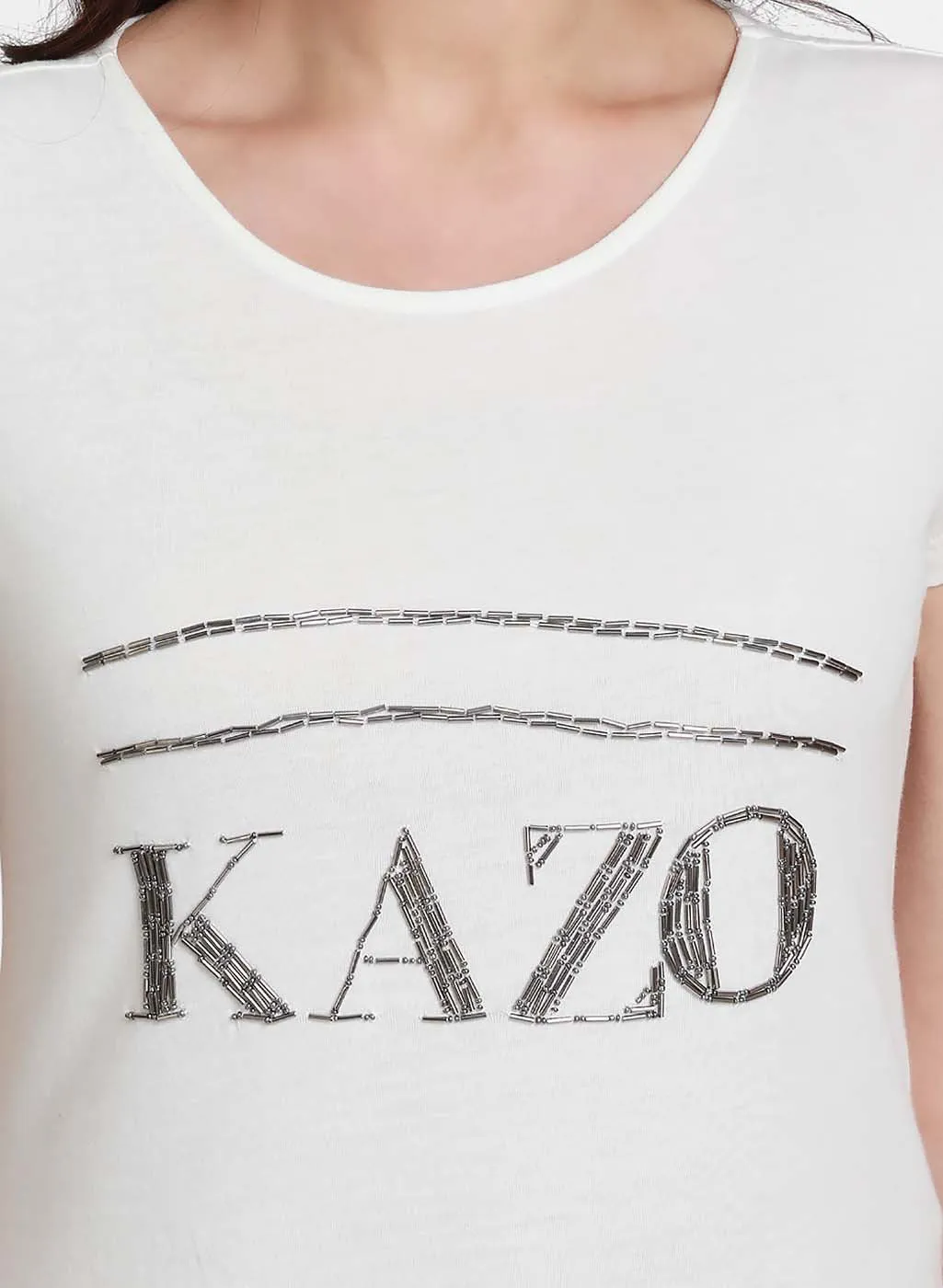 Kazo Tee with Embellishments