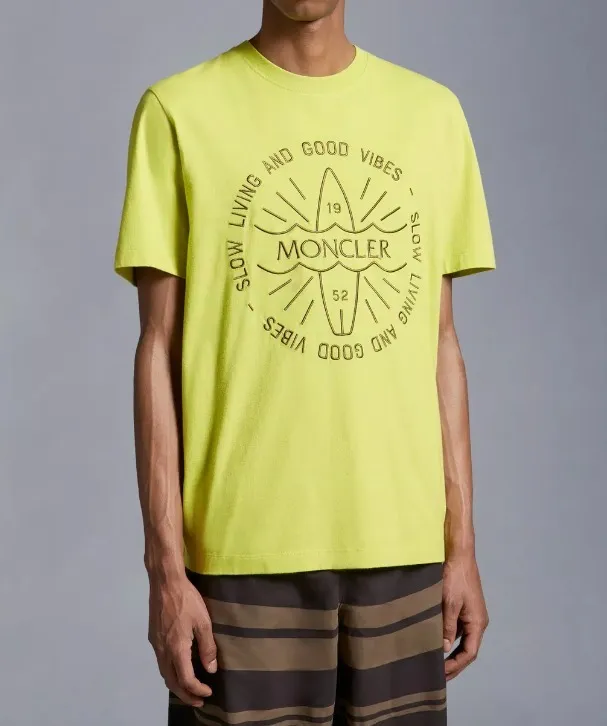 Embroidered Surf Motif T-Shirt by MONCLER