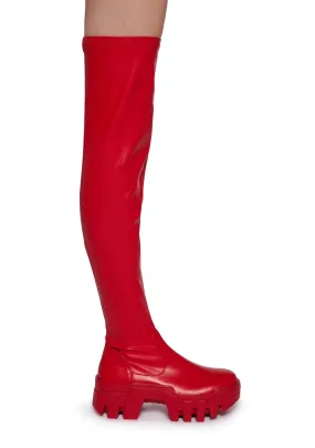 Favorite Red Knee High Boots