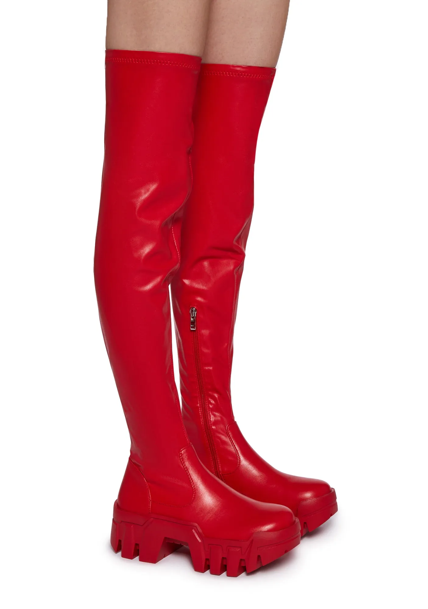 Favorite Red Knee High Boots