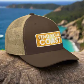 Find Your Coast Scenic Trucker Caps