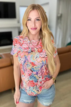 Floral Top with Flowers