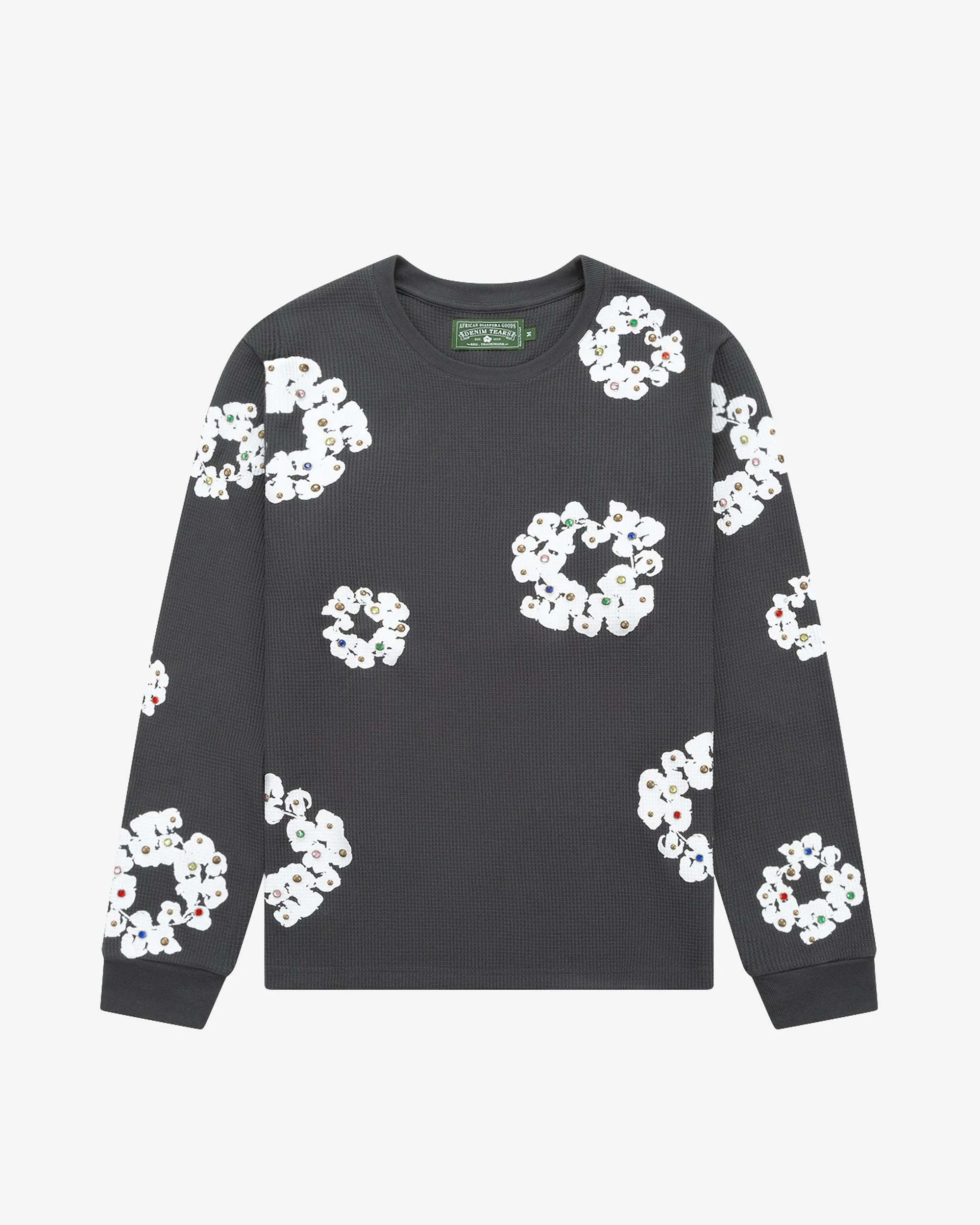 Street Style Long Sleeves with Flower Patterns