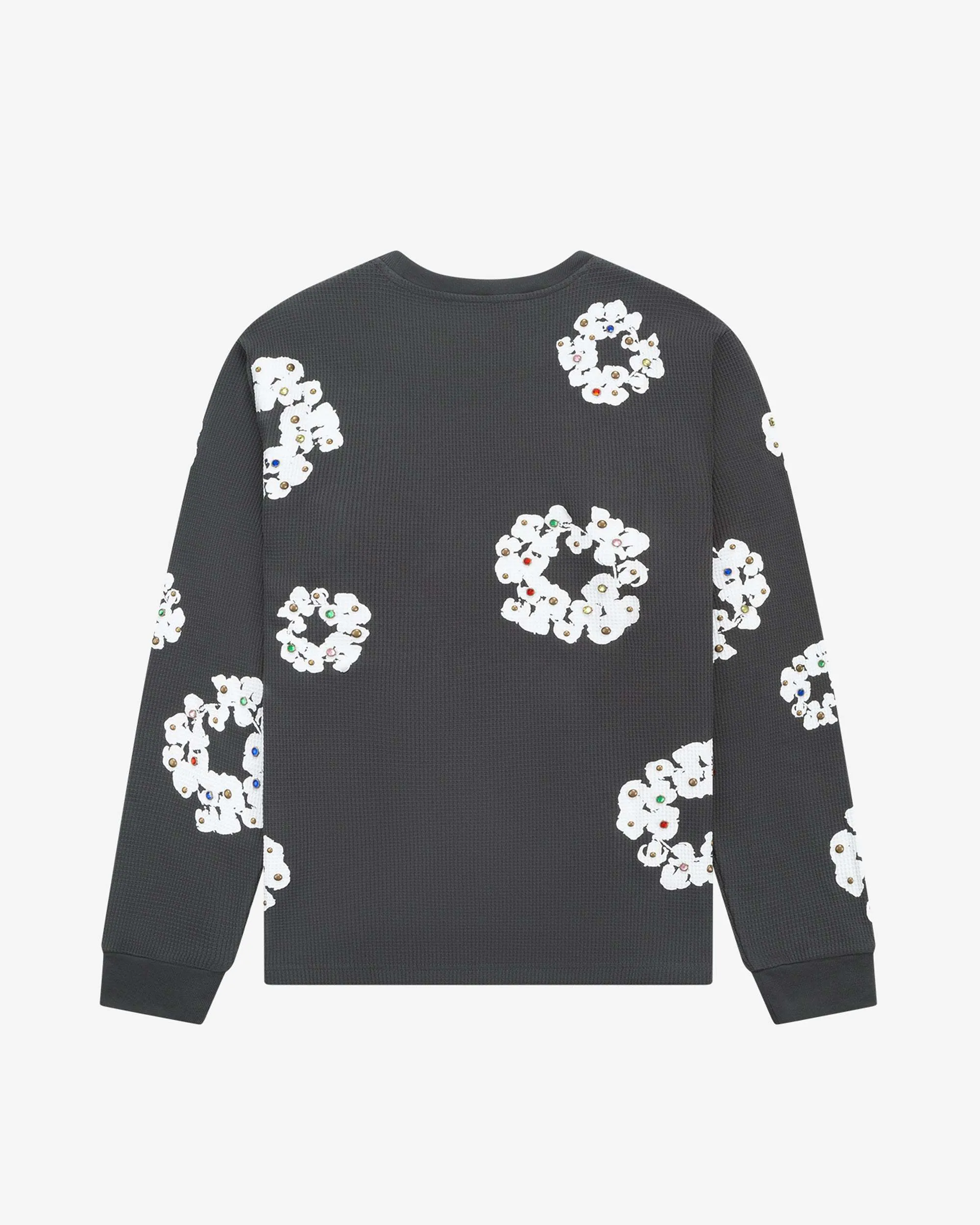 Street Style Long Sleeves with Flower Patterns