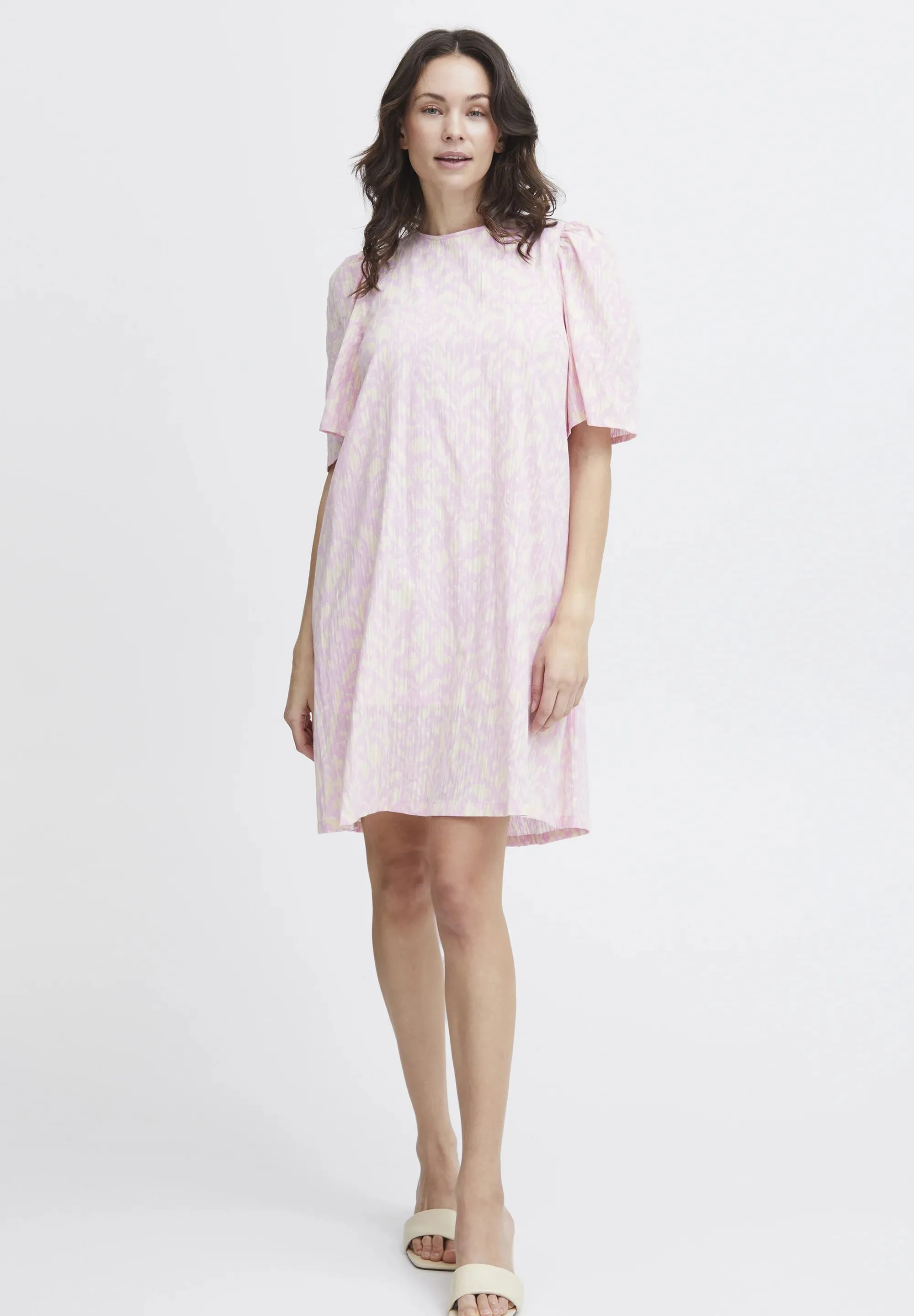 Pink Print Sun Dress - Fransa