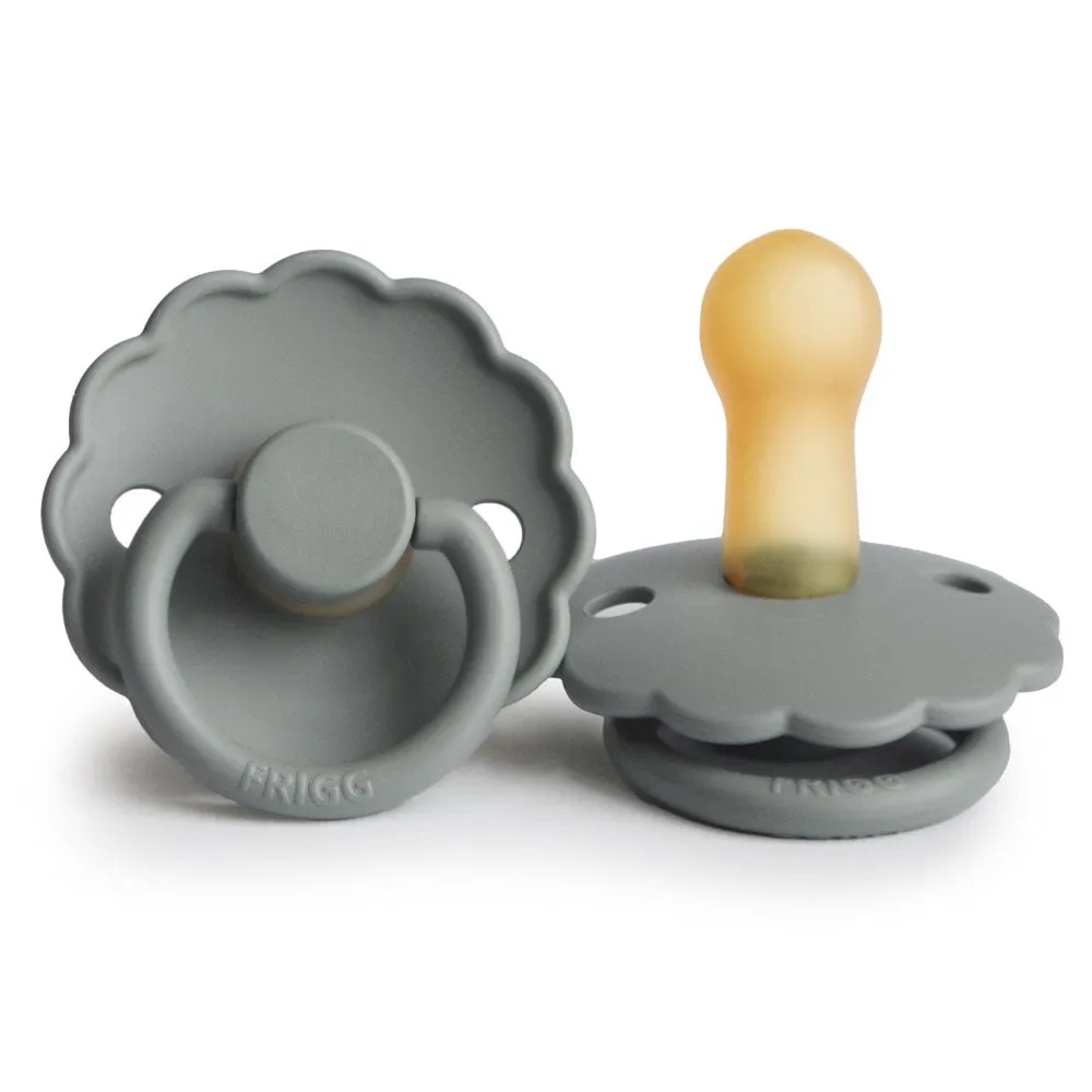 Daisy French Gray Latex Pacifier